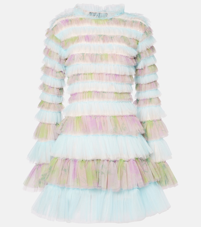 Tiered tulle minidress | Susan Fang