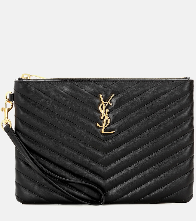 Cassandre matelassé leather pouch | Saint Laurent