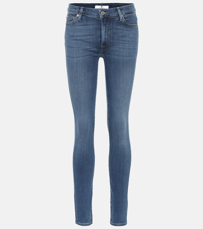 Slim Illusion Luxe high-rise skinny jeans | 7 For All Mankind