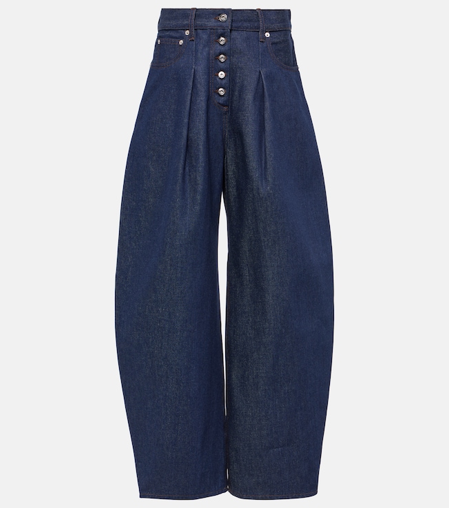 De-Nîmes Ovalo high-rise wide-leg jeans | Jacquemus