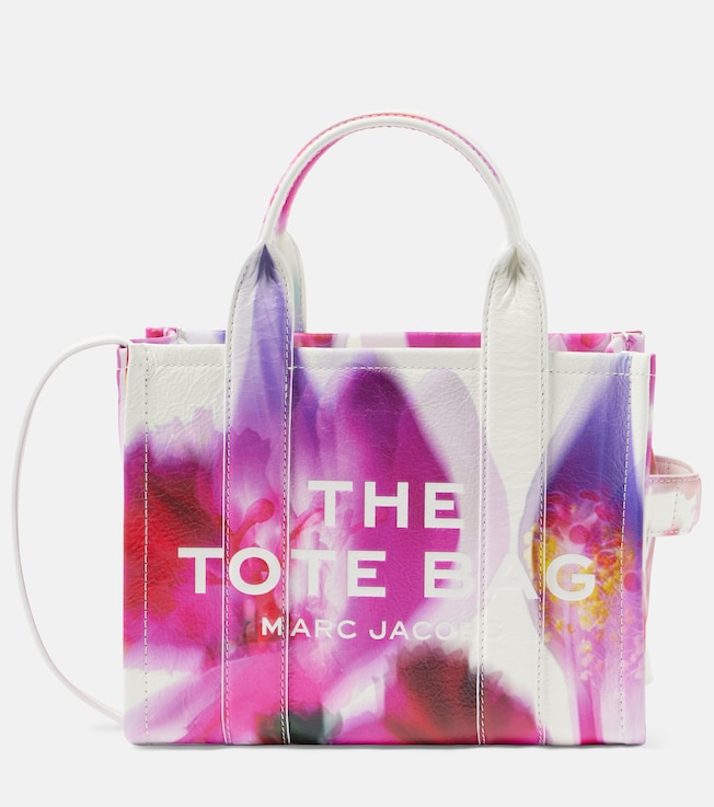 Future Floral Small leather tote bag | Marc Jacobs