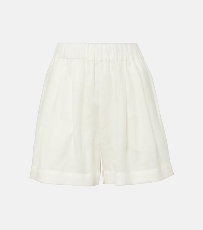 Zurich linen shorts | Asceno