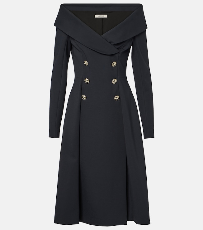 Off-shoulder midi dress | Dorothee Schumacher