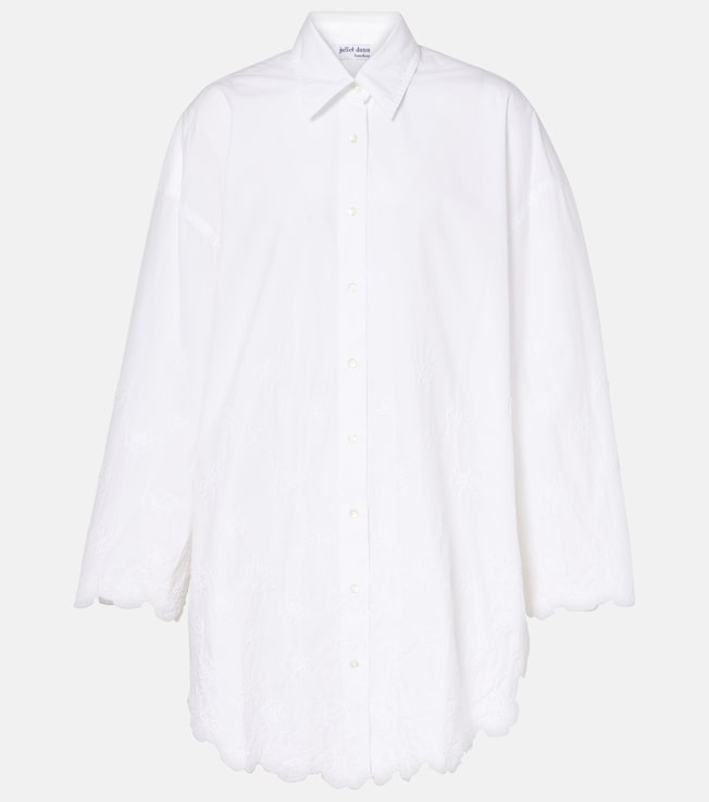 Floral cotton poplin shirt  | Juliet Dunn