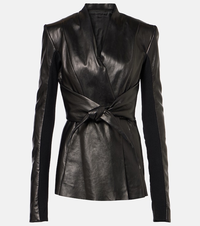 Leather jacket | Rick Owens