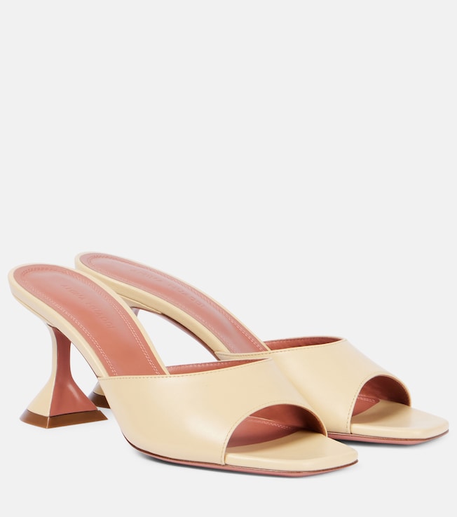 Lupita 70 leather mules | Amina Muaddi