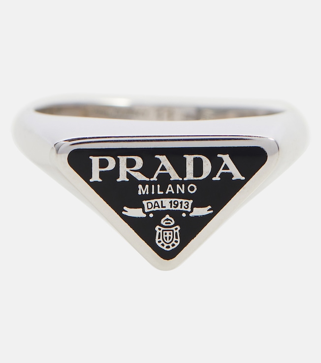 Symbole sterling silver ring | Prada