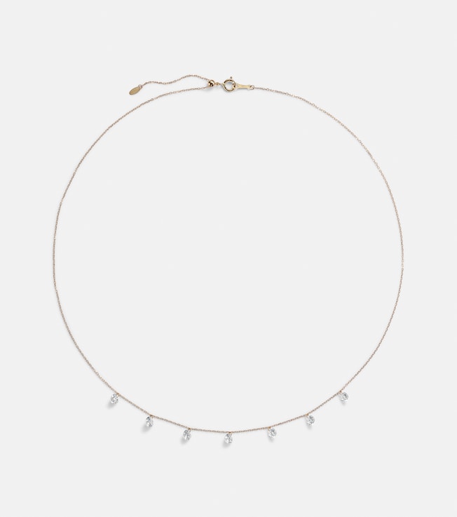 Danaé 18kt gold necklace with diamonds | Persée