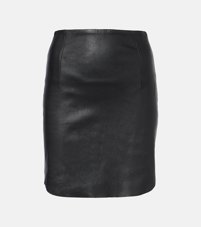 Lili leather miniskirt | Stouls