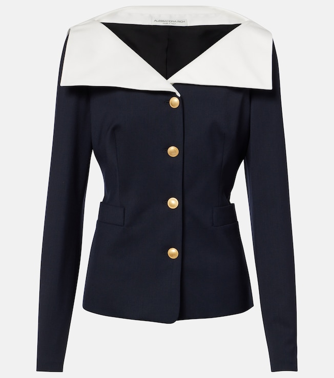 Wool-blend jacket | Alessandra Rich