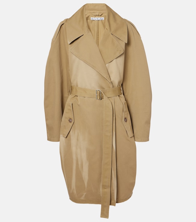 Cotton twill trench coat | Acne Studios
