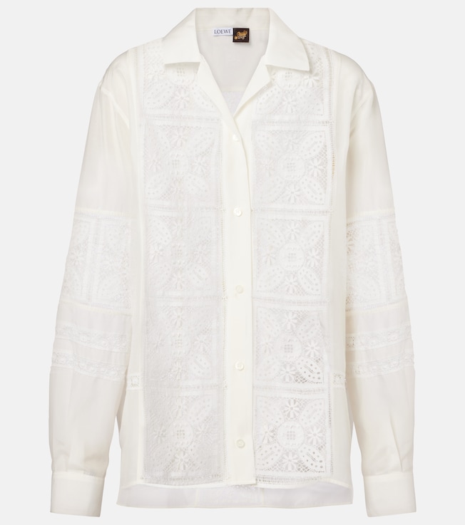 Paula's Ibiza cotton and silk shirt | Loewe