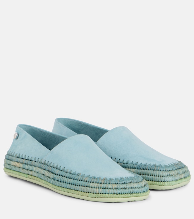 Paula's Ibiza Rio suede slip-on shoes | Loewe