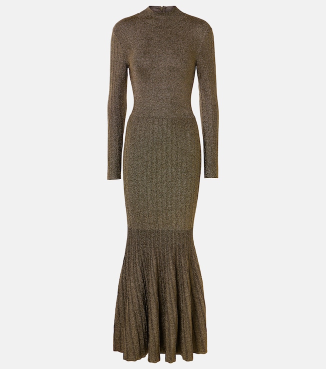 Raquel lamé maxi dress | Staud