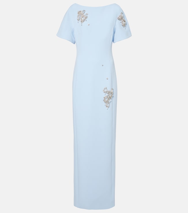 Lacin crystal-embellished cocktail dress | Safiyaa