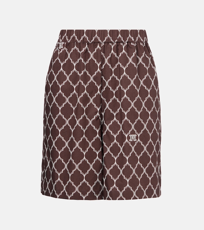 Ulutato high-rise cotton Bermuda shorts | Max Mara