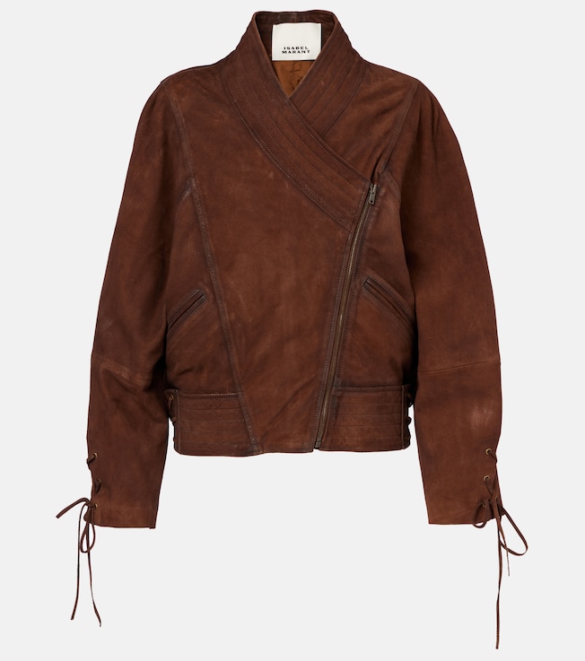 Edina asymmetric suede jacket | Isabel Marant