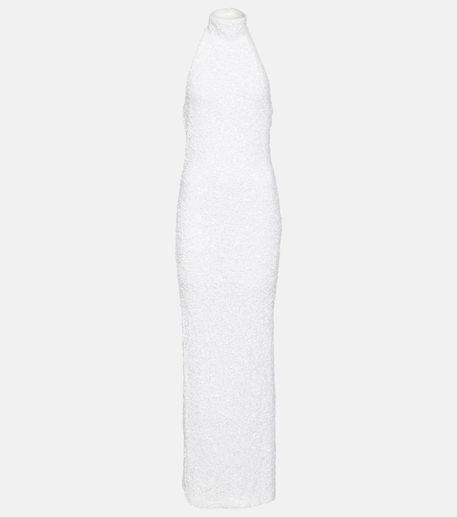 Bridal Kasia sequined maxi dress | Rotate