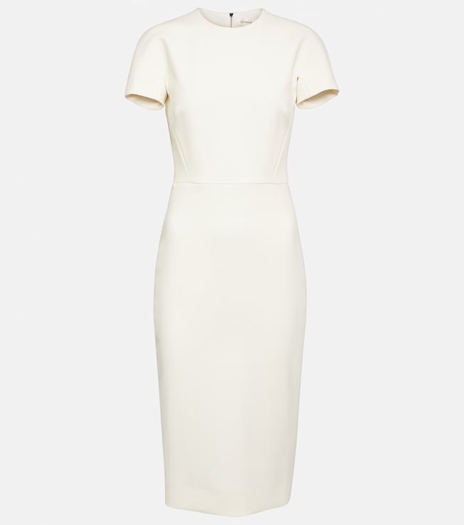 Crêpe midi dress | Victoria Beckham