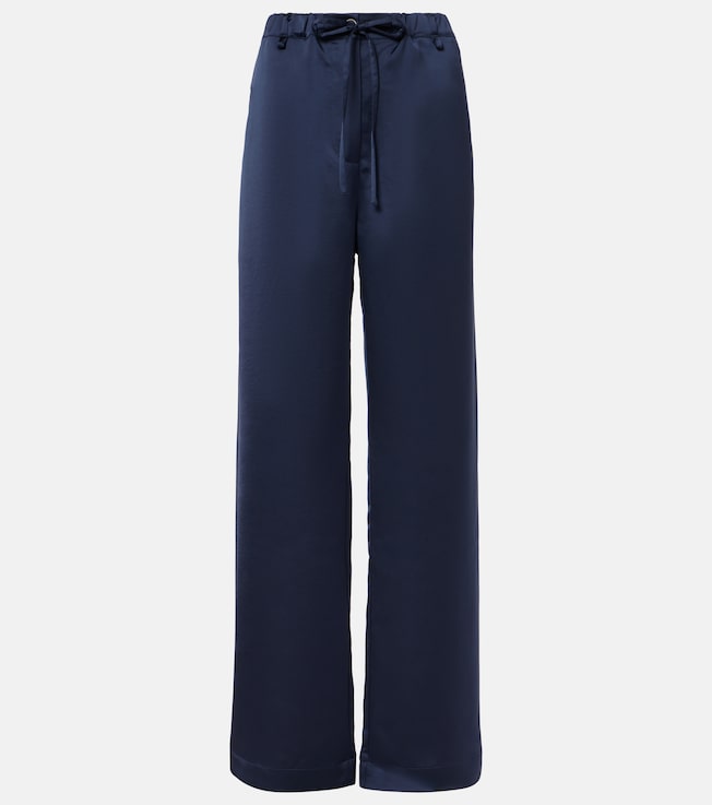 White Label Magnus satin wide-leg pants | Proenza Schouler
