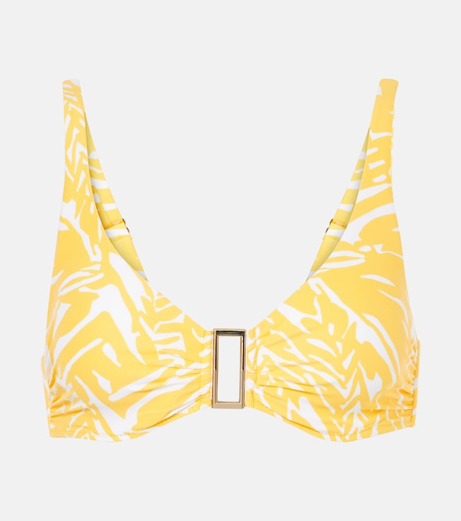 Bel Air printed bikini top | Melissa Odabash