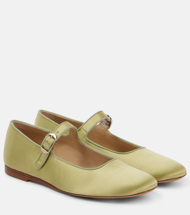 Classic satin Mary Jane flats | Le Monde Béryl
