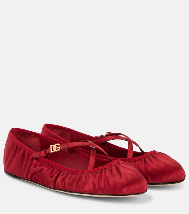 DG satin ballet flats | Dolce&Gabbana