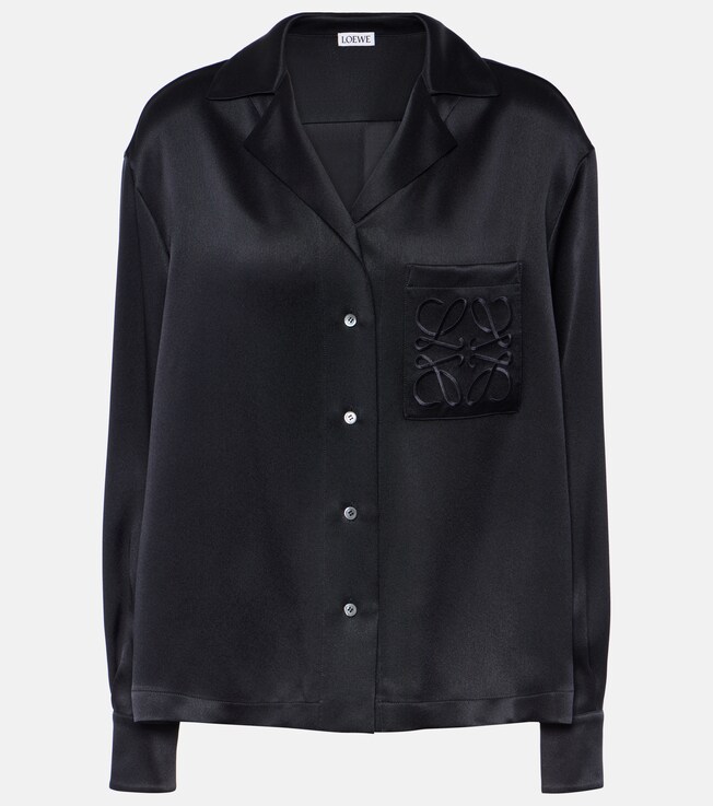 Anagram silk shirt | Loewe