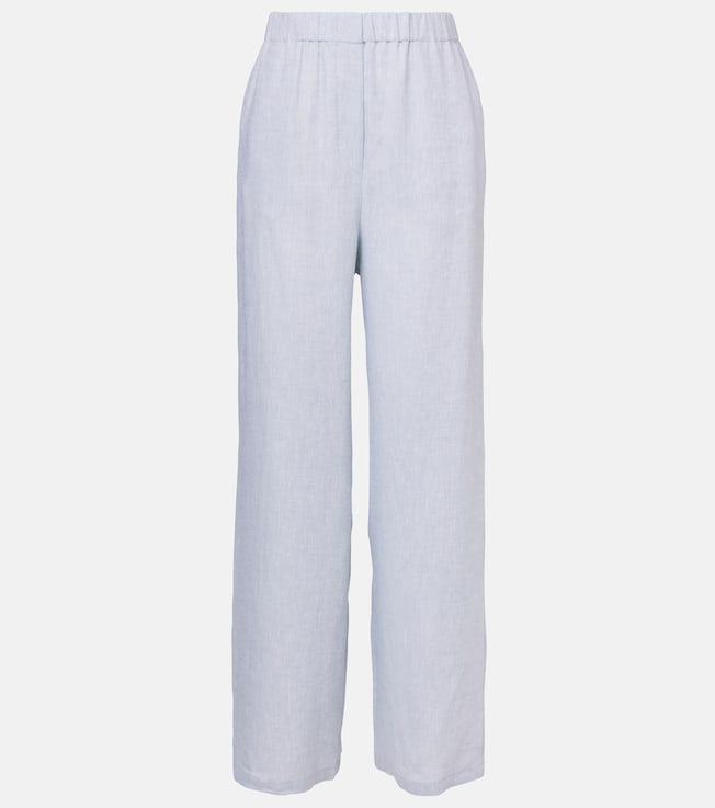 Valerio linen wide-leg pants | Loro Piana