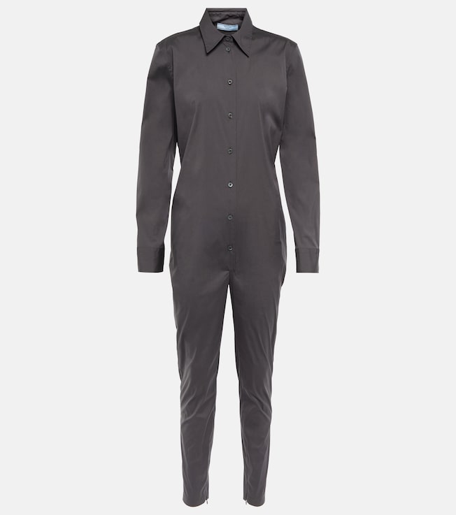 Cotton-blend jumpsuit | Prada