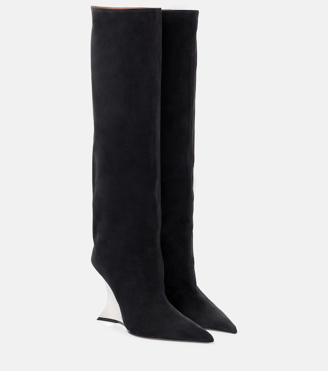Nina 105 suede knee-high boots | Paris Texas