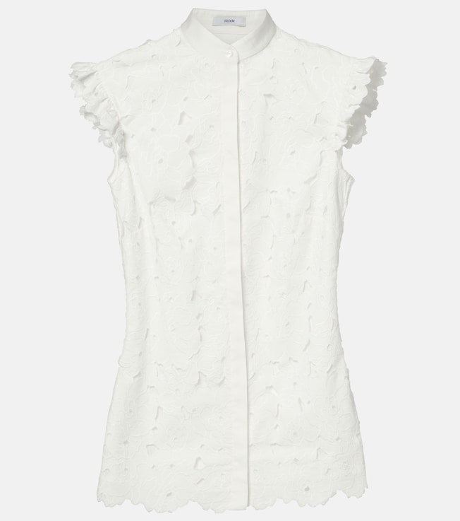 Cotton-blend shirt | Erdem