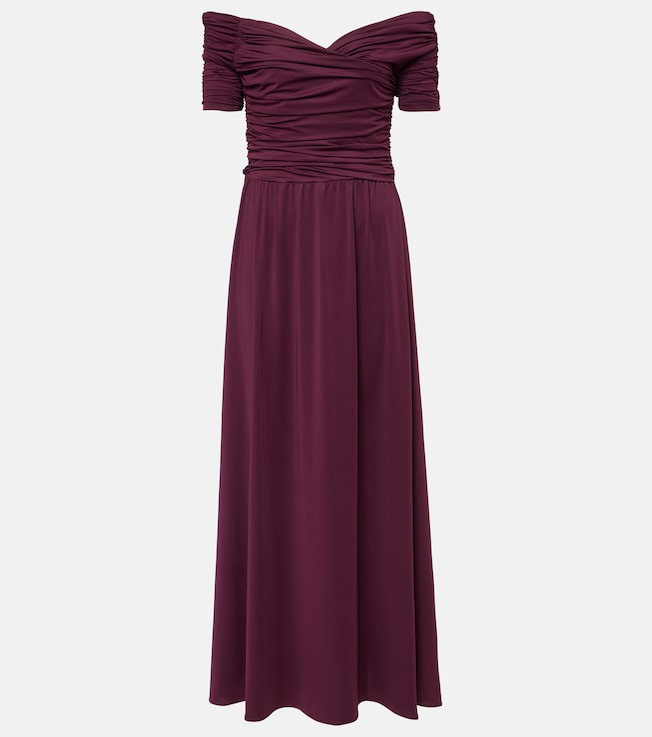 Charlotte ruched jersey maxi dress | Altuzarra