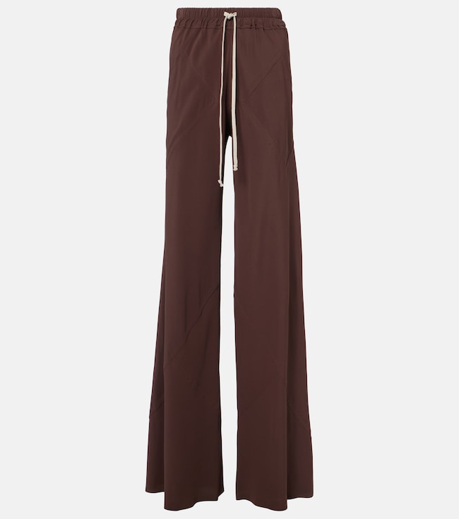 Dietrich Drawstring crêpe cady straight pants | Rick Owens