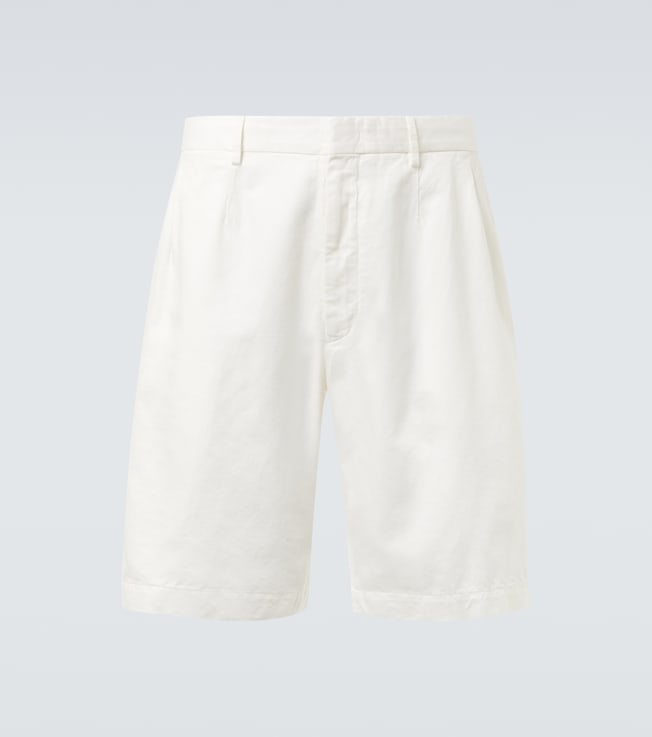 Cotton and linen Bermuda shorts | Zegna