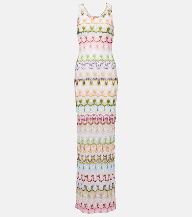 Zigzag lamé minidress | Missoni