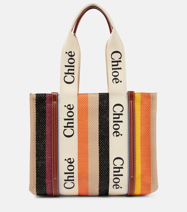 Woody Medium canvas tote | Chloé