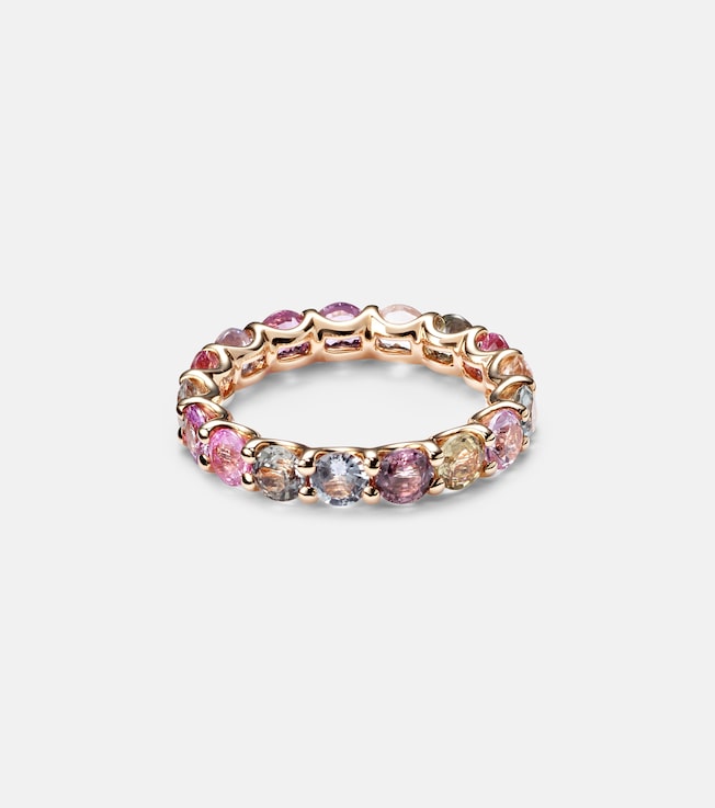 Essentials 18kt rose gold ring with sapphires | Bucherer Fine Jewellery