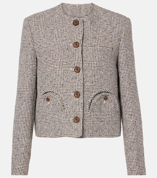 Shamo Bolero linen-blend jacket | Blazé Milano