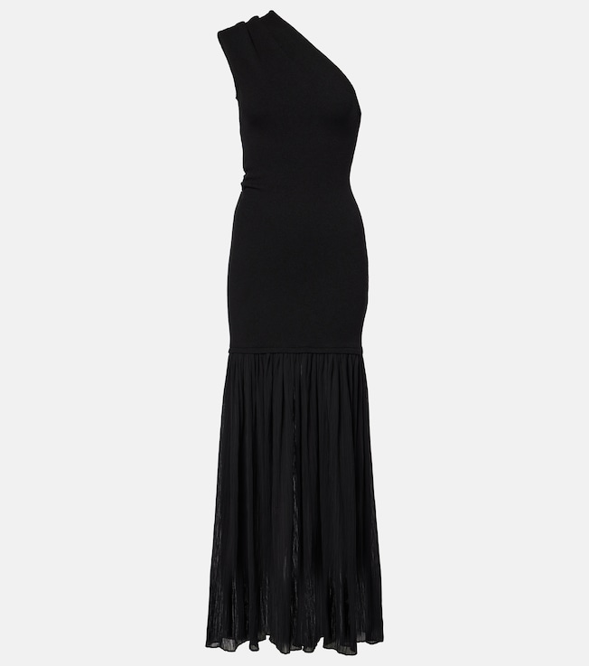 Cora one-shoulder crêpe chiffon maxi dress | Proenza Schouler