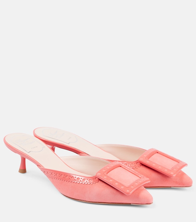 Viv' In The City suede mules | Roger Vivier