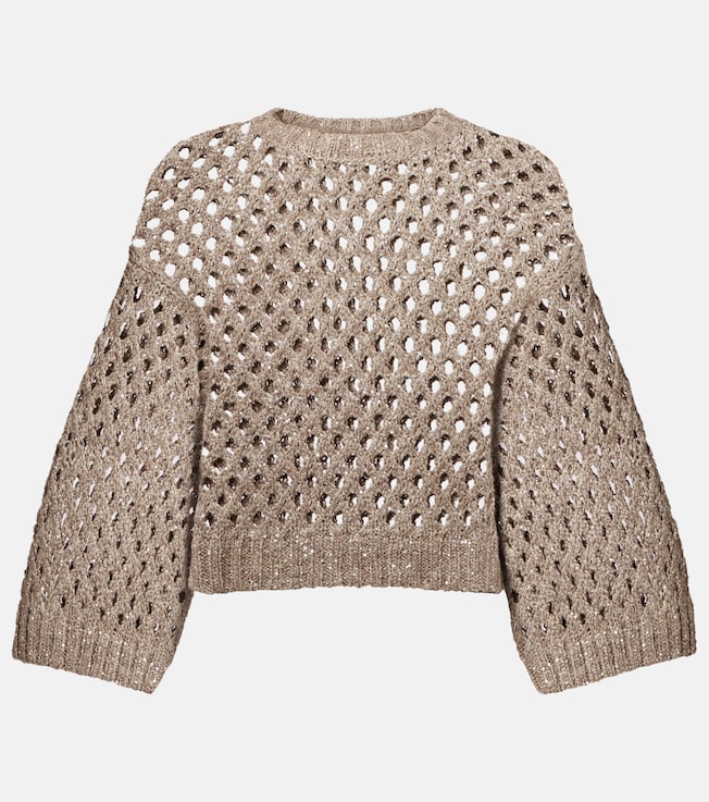 Open-knit sweater | Brunello Cucinelli