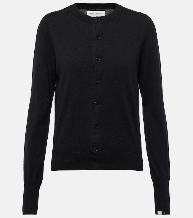 Little Bit cotton and cashmere cardigan | Extreme Cashmere