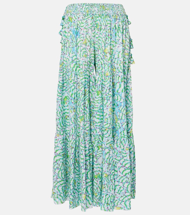 Colleen printed wide-leg pants | Poupette St Barth