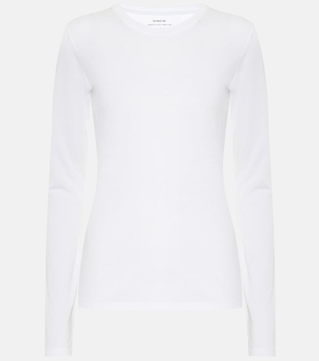 Essentials cotton-jersey T-shirt | Vince
