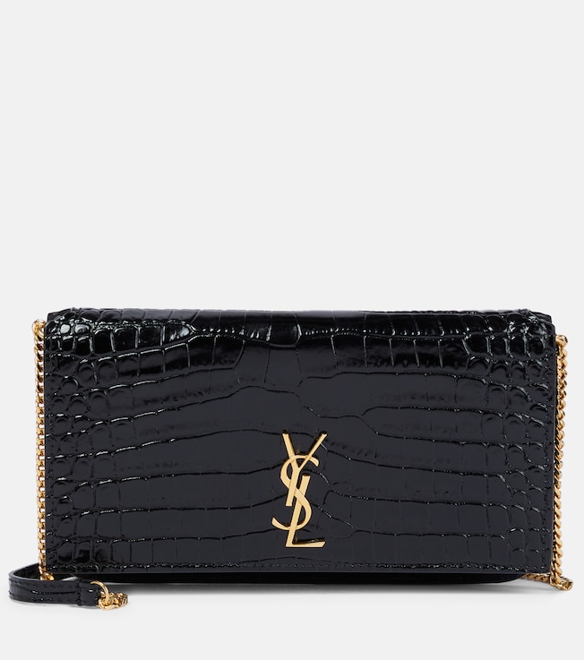 Cassandre leather phone pouch | Saint Laurent