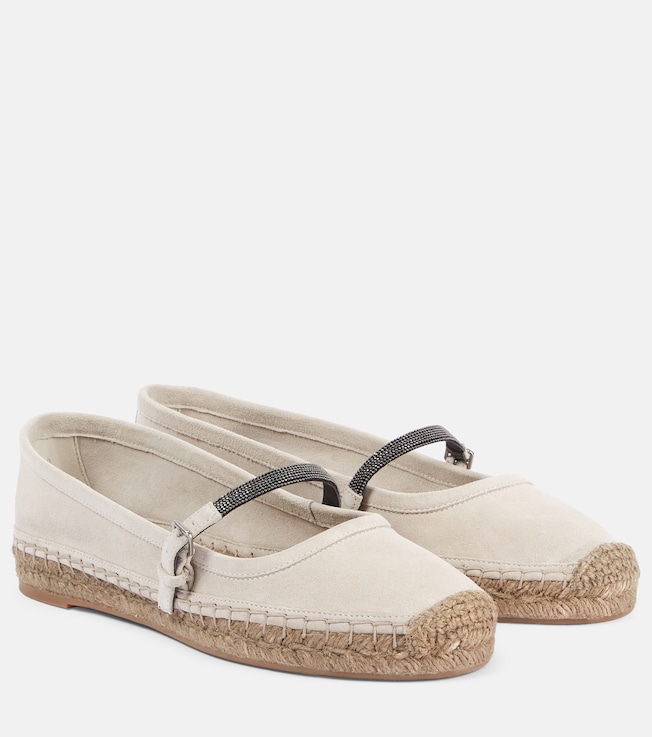 Monili suede espadrilles | Brunello Cucinelli
