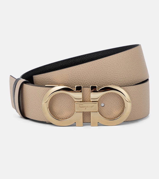 Gancini reversible leather belt | Ferragamo