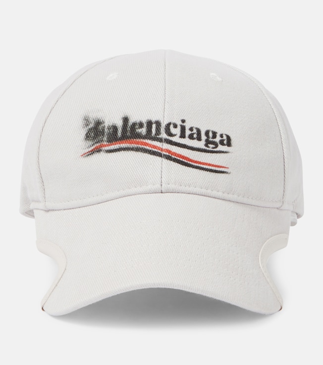 Logo cotton drill baseball cap | Balenciaga