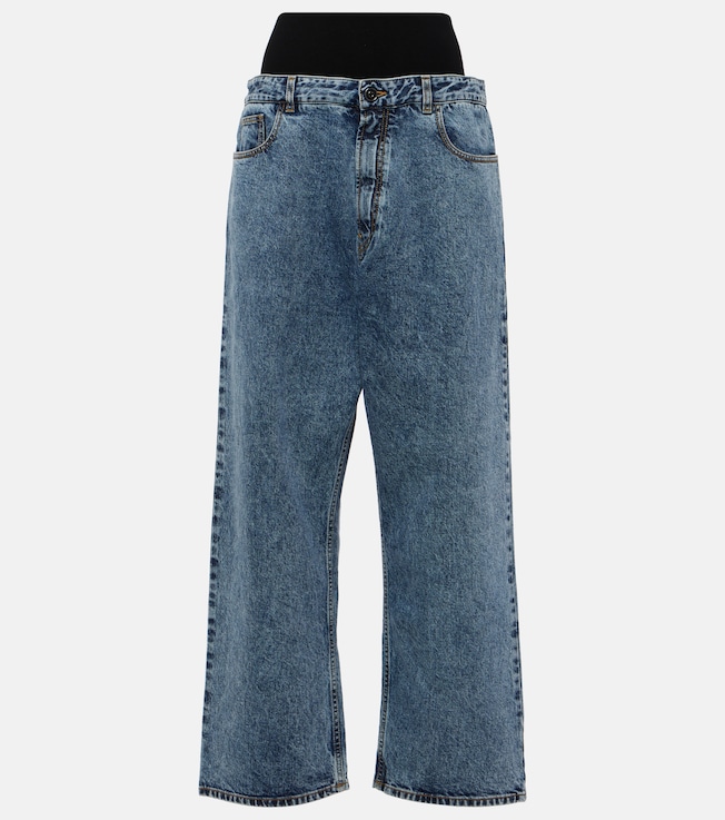 Knit Band straight jeans | Alaïa